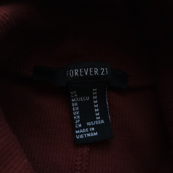 Forever 21 Ribbed Turtleneck Sleeveless Bodysuit - Picture 5 of 8